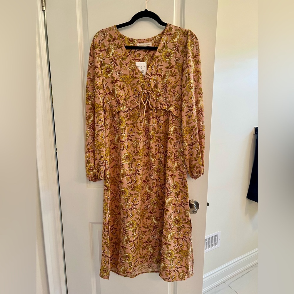 NWT Floral Pink Dress